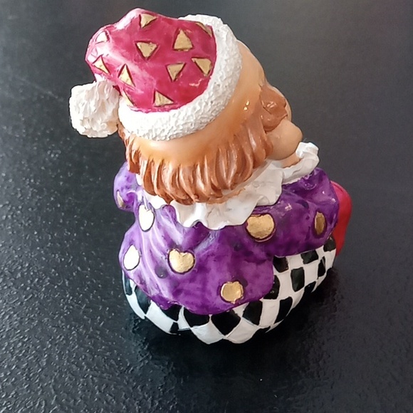 Colorful Clown Ceramic Figurine - Picture 2 of 5